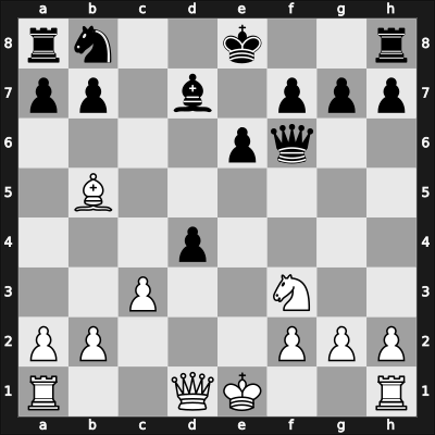 1966 Mar del Plata 27th – Round 15 – Smyslov, Vladimir – 1/2-1/2 – Guimard, Carlos E – G50