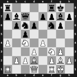 1966 Moscow – Round 1 – Botvinnik, Mikhail – 1/2-1/2 – Petrosian, Tigran A. – G11