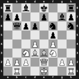 1966 Moscow – Round 1 – Yudovich, Mikhail – 0-1 – Botvinnik, Mikhail – G14
