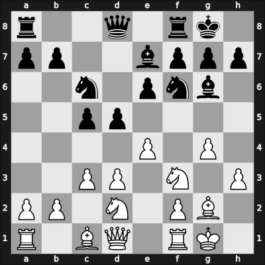 1966 Moscow – Round 1 – Konstantinopolsky, Alexander – 1/2-1/2 – Bebchuk, Evgeni – G27