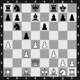 1966 Moscow RUS – Round 1 – Botvinnik, Mikhail – 1/2-1/2 – Smyslov, Vladimir – G2