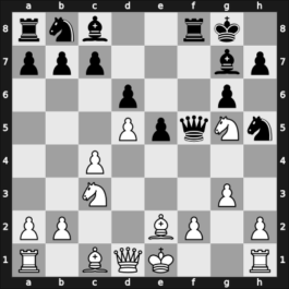 1966 Moscow RUS – Round ? – Petrosian, Tigran V – 1-0 – Zaitsev, Igor A – G10