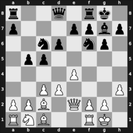 1966 New York ch-USA – Round 3 – Bisguier, Arthur B – 1-0 – Zuckerman, Bernard – G14