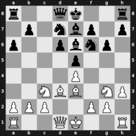 1966 New York ch-USA – Round 3 – Rossolimo, Nicolas – 0-1 – Fischer, Raphael – G15
