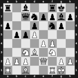 1966 New York ch-USA – Round 5 – Sherwin, James T – 1-0 – Benko, Pal – G28