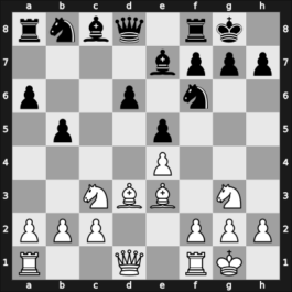 1966 New York ch-USA – Round 11 – Reshevsky, Samuel – 1/2-1/2 – Benko, Pal – G57