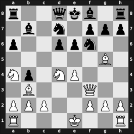 1966 New York ch-USA – Round 11 – Byrne, Ray – 1/2-1/2 – Evans Lianda – G58