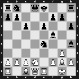 1966 Oberhausen ol women – Round 1 – Trojanska, Evelina – 1/2-1/2 – Nowarra, Waltraud – G8