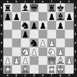 1966 Oberhausen ol women – Round 5 – Veroci, Zsuzsa – 0-1 – Zatulovskaya, Tatiana – G23
