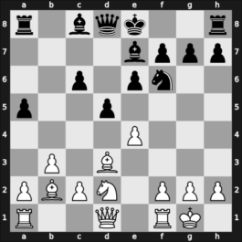 1966 Oberhausen ol women – Round 6 – Eretova, Kveta – 1/2-1/2 – Gaprindashvili, Nona – G30