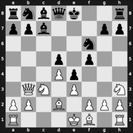 1966 Oberhausen ol women – Round 7 – Larsen, Ingrid – 1/2-1/2 – Ladanyike-Karakas, Eva – G33