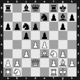 1966 Oberhausen ol women – Round 9 – Polihroniade, Elisabeta – 0-1 – Gresser, Gisela Kahn – G44