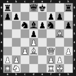 1966 Oberhausen ol women – Round 10 – Veroci, Zsuzsa – 1/2-1/2 – Heemskerk, Fenny – G51