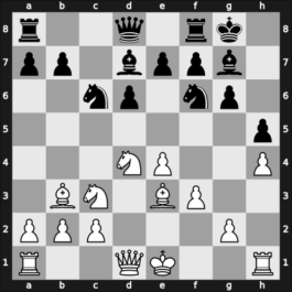 1966 Oberhausen ol women – Round 12 – Zatulovskaya, Tatiana – 1/2-1/2 – Bruce, Rowena M – G58