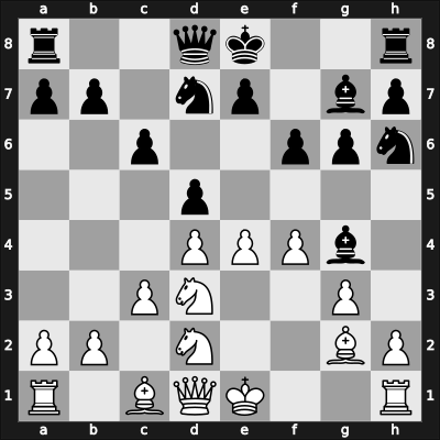 1966 Oberhausen ol women – Round 12 – Gresser, Gisela Kahn – 1/2-1/2 – Larsen, Ingrid – G61