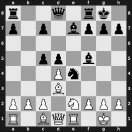1966 Palma de Majorca ESP – Round 9 – Matanovic, Aleksandar – 1/2-1/2 – Trifunovic, Petar – G16