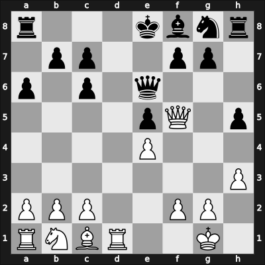 1966 Palma de Mallorca – Round 5 – Menvielle Laccourreye, Augusto – 1/2-1/2 – O’Kelly, Albéric de Galway – G31