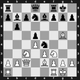 1966 Palma de Mallorca – Round 6 – Wade, Robert G – 1/2-1/2 – Pfleger, Helmut, Dr. – G36