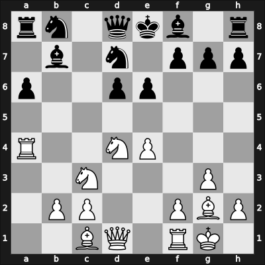 1966 Palma de Mallorca – Round 6 – Robatsch, Karl – 1/2-1/2 – Visier Segovia, Fernando – G38