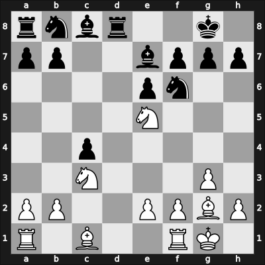 1966 Palma de Mallorca – Round 14 – Trifunovic, Petar – 1/2-1/2 – Robatsch, Karl – G80