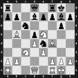 1966 Palma de Mallorca – Round 14 – Visier Segovia, Fernando – 1/2-1/2 – Pfleger, Helmut, Dr. – G81