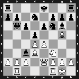 1966 Panamerican – Round 1 – Bielicki, Carlos – 1/2-1/2 – Füster, Géza – G9