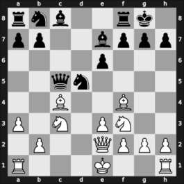 1966 Panamerican – Round 1 – Letelier Martner, Rene – 1/2-1/2 – Cuartas, Carlos Enrique – G18