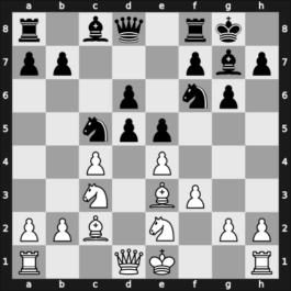 1966 Panamerican – Round 1 – Füster, Géza – 1-0 – Ortega, Rogelio – G25
