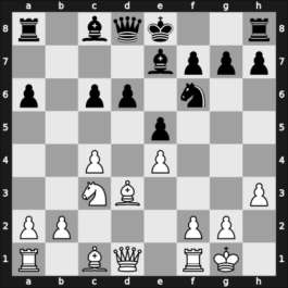 1966 Panamerican – Round 1 – Acevedo Ortega, Rodrigo Andres – 1/2-1/2 – Schweber, Samuel – G33