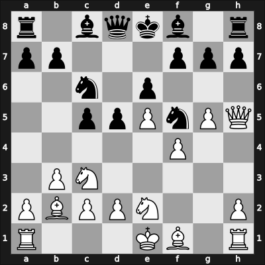 1966 Panamerican – Round ? – Santa Cruz Beneito, Hugo – 1/2-1/2 – Cuellar Gacharna, Miguel – G98