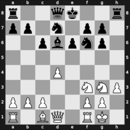 1966 Parcetic Memorial 2nd – Round 7 – Barczay, Laszlo – 1/2-1/2 – Dely, Peter – G31