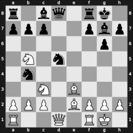 1966 Parcetic Memorial 2nd – Round 12 – Minev, Nikolay N – 1/2-1/2 – Kerkhoff, Leo J – G57