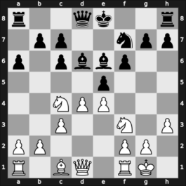 1966 Reggio Emilia 6667 09th – Round 2 – Ciric, Dragoljub M – 1/2-1/2 – Honfi, Karoly – G9
