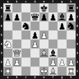 1966 Rzeszow ch POL – Round 11 – Tarnowski, Alfred – 1/2-1/2 – Adamski, Jan – G74