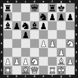 1966 Santa Monica – Round 12 – Fischer, Robert J – 1-0 – Ivkov, Borislav – G51