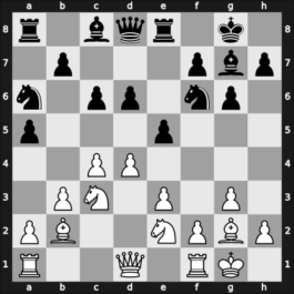 1966 Santa Monica – Round 16 – Petrosian, Tigran A. – 0-1 – Larsen, Benjamin Holsko – G66