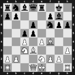 1966 Santa Monica – Round 17 – Larsen, Benjamin Holsko – 1-0 – Reshevsky, Samuel – G68