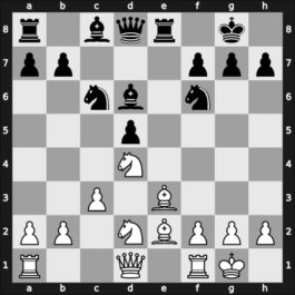 1966 Sarajevo – Round 2 – Minev, Nikolay N – 1/2-1/2 – Tal, Mikhail – G7