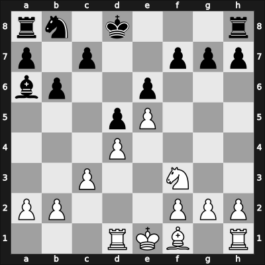 1966 Sochi Chigorin Memorial 04th – Round 12 – Zakharov, Alexander V – 1/2-1/2 – Vladimirov, Boris T – G50