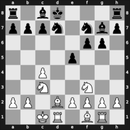 1966 Sukhumi – Round 2 – Geller, Efim P – 1-0 – Ivkov, Borislav – G10