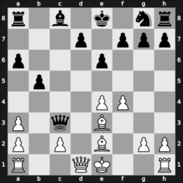 1966 Sukhumi – Round 2 – Matanovic, Aleksandar – 1/2-1/2 – Vasiukov, Evgeni – G14