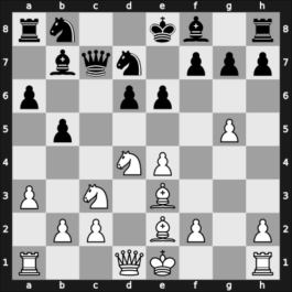 1966 Sukhumi – Round 3 – Sakharov, Yuri G. – 1/2-1/2 – Ciric, Dragoljub M – G23