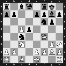 1966 Szombathely – Round 1 – Bronstein, David I – 1/2-1/2 – Flesch, János – G1