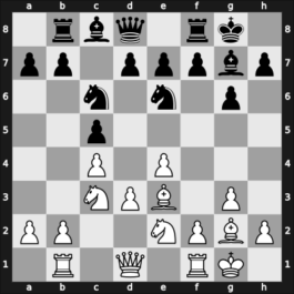 1966 Tbilisi ch-URS – Round 2 – Bronstein, David I – 1-0 – Gufeld, Eduard – G12