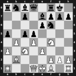 1966 Tbilisi ch-URS – Round 3 – Taimanov, Mark E – 0-1 – Krogius, Nikolai V – G22
