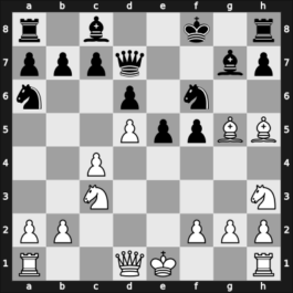 1966 Tbilisi ch-URS – Round 3 – Doroshkievich, Vladimir K – 1/2-1/2 – Suetin, Alexey S – G23