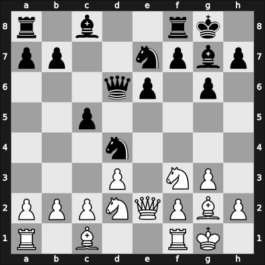 1966 Tbilisi ch-URS – Round 8 – Vasiukov, Evgeni – 1/2-1/2 – Doroshkievich, Vladimir K – G77