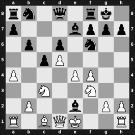 1966 Tbilisi ch-URS – Round 9 – Doroshkievich, Vladimir K – 1/2-1/2 – Osnos, Viatcheslav – G80