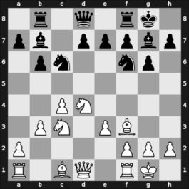 1966 Tbilisi ch-URS – Round 9 – Kholmov, Ratmir D – 1/2-1/2 – Geller, Efim P – G84