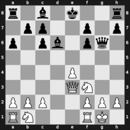 1966 Tbilisi ch-URS – Round 11 – Doroshkievich, Vladimir K – 1-0 – Nikolaevsky, Yuri V – G101